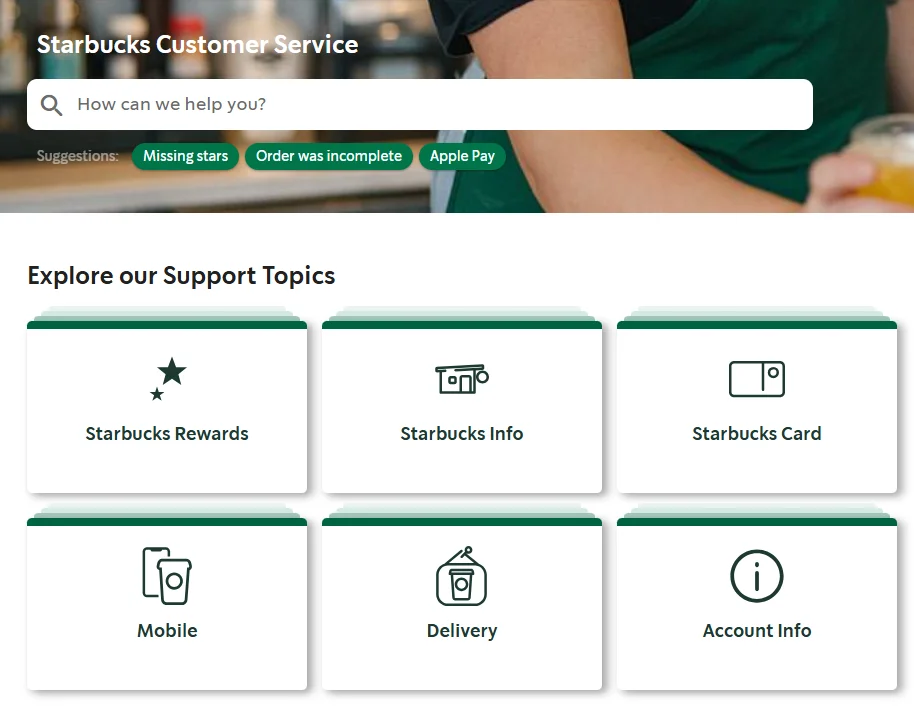 customer service in starbucks